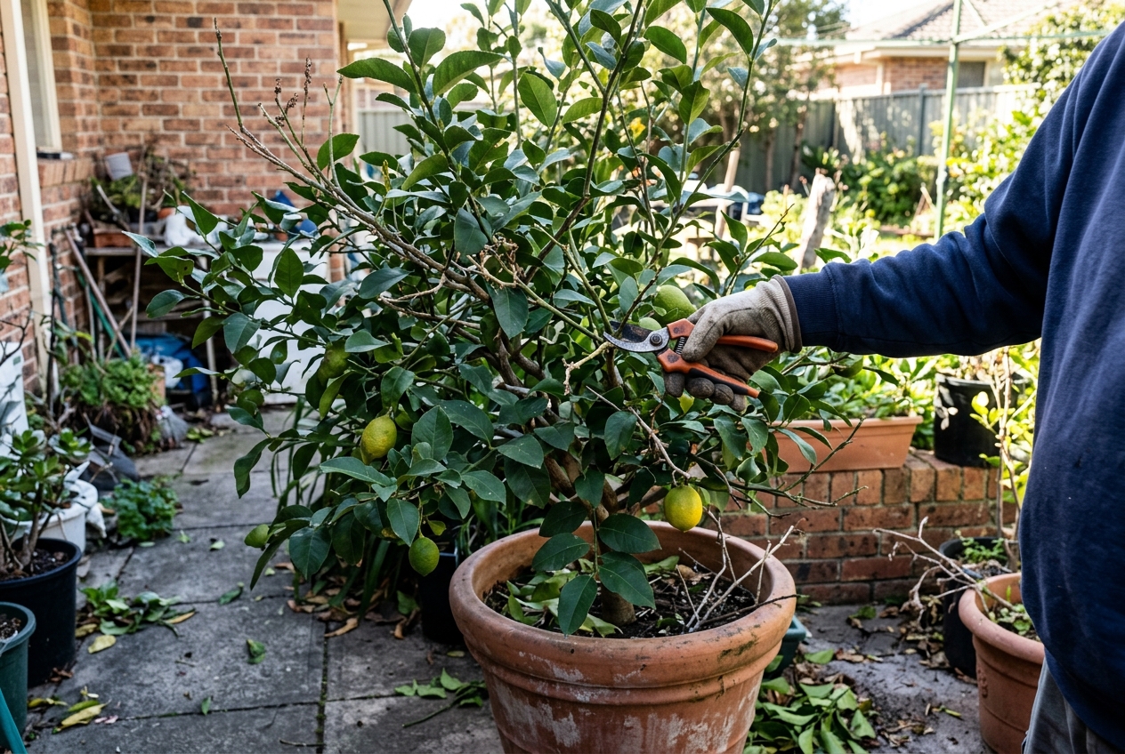 Citronnier en Pot : Guide Complet d'Entretien et Culture : 5. taille et maladies courantes