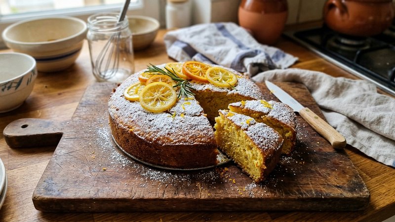 Cake aux agrumes fait maison