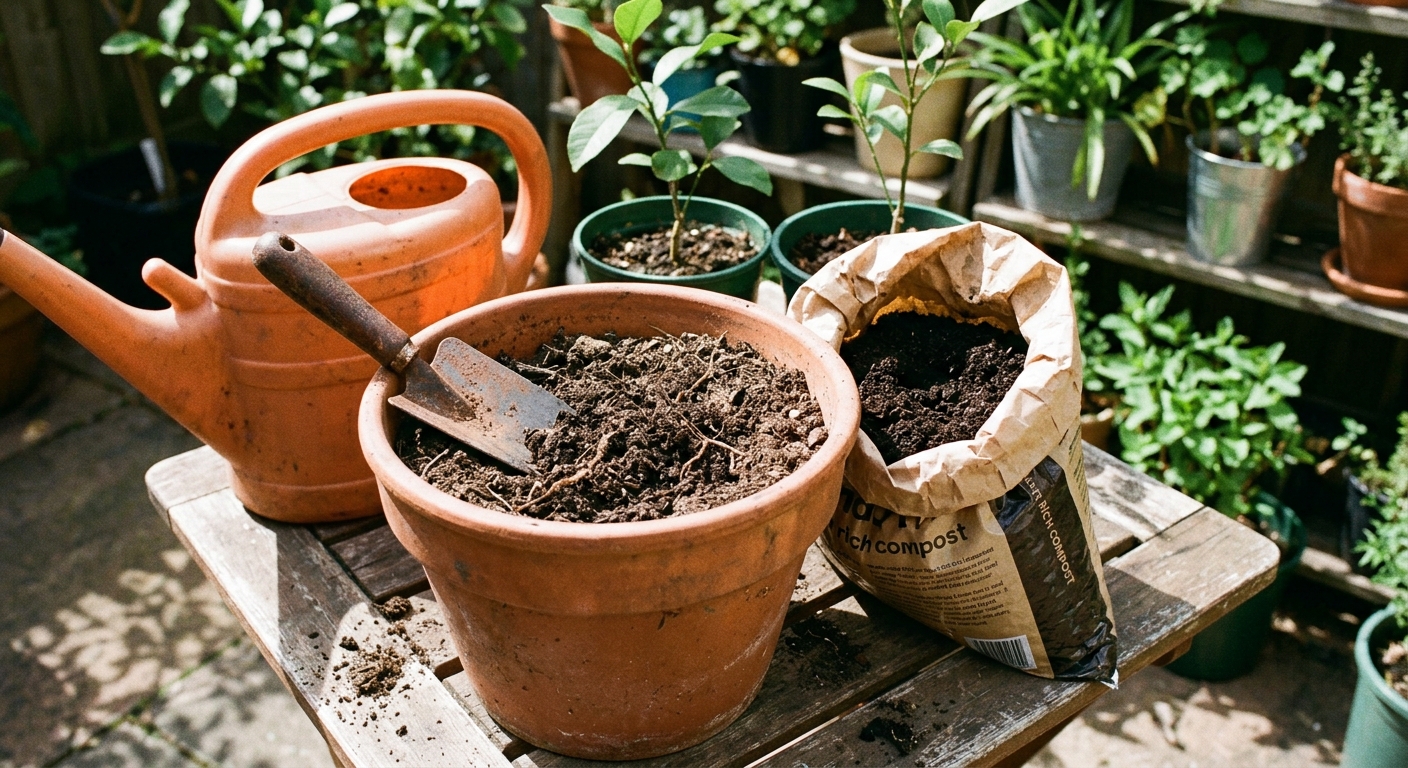 Quel Terreau pour Agrumes Choisir ? Guide Complet & Recette DIY : zéro déchet : comment enrichir et réutiliser un vieux terreau ?