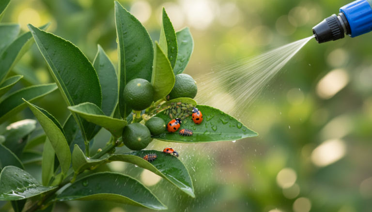 découvrez des méthodes naturelles et efficaces pour éliminer les pucerons sur vos agrumes sans utiliser de produits chimiques, afin de protéger votre plante et l'environnement.
