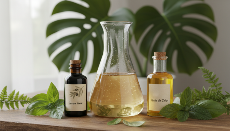 découvrez si le mélange eau, savon noir et huile de colza est sûr et efficace pour traiter les parasites, avec des conseils d'experts pour une utilisation optimale.