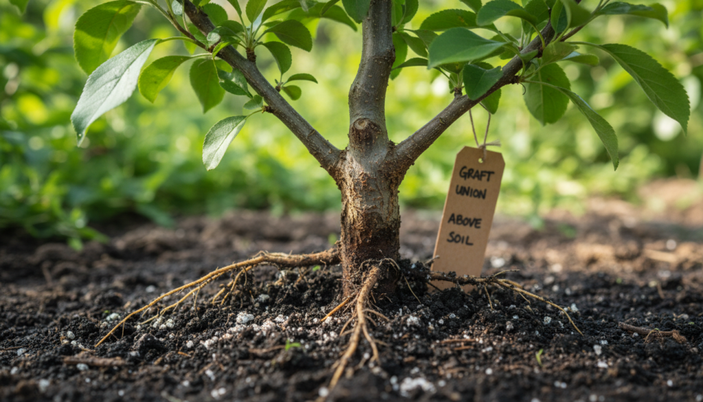 découvrez pourquoi il est essentiel de ne jamais enterrer le point de greffe lors de la plantation pour assurer la bonne croissance et la santé de vos plantes.