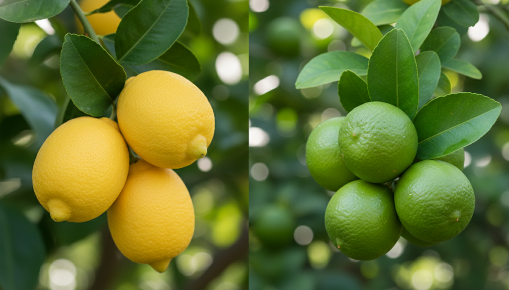 découvrez les principales différences entre le citrus limon (citron) et le citrus latifolia (citron vert), leurs caractéristiques, saveurs et utilisations en cuisine.